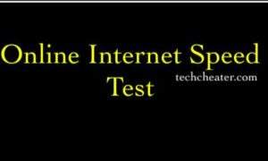 Online Internet Speed Test