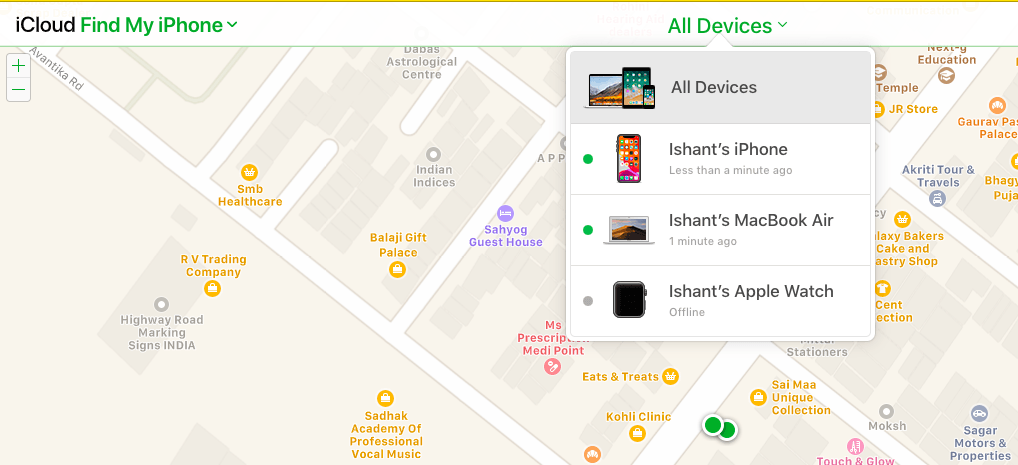 Find my iPhone from Computer