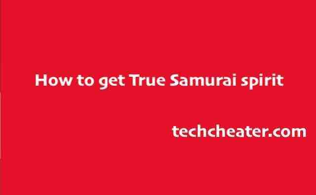 How to get True Samurai spirit
