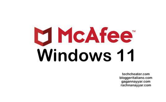turn off Mcafee antivirus on windows 11