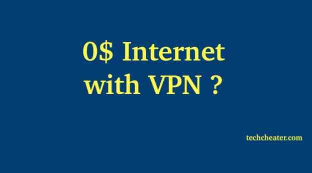 Can you get free internet with VPN